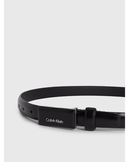 Calvin Klein Multicolor Slim Leather Belt