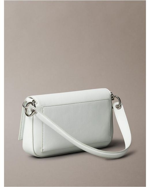 Calvin Klein Gray Sculpted Impression Shoulder Bag