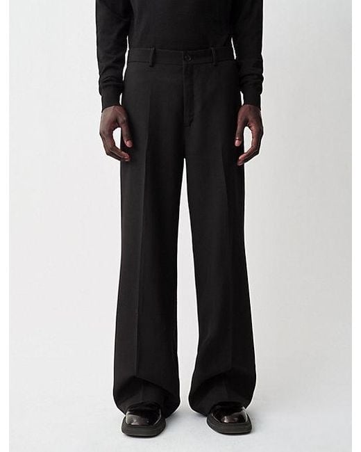 Calvin Klein Black Archie Wide Leg Pants for men