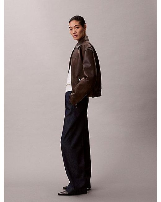 Calvin Klein Multicolor Ultra High Denim Trousers