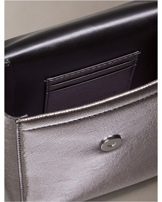 Calvin Klein Minimal Monogram Reflective Phone Crossbody Bag
