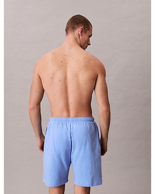 Calvin Klein Pyjamashort in het Blue voor heren