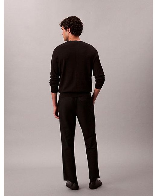 Calvin Klein Black Classic Tech Jogger Trousers for men