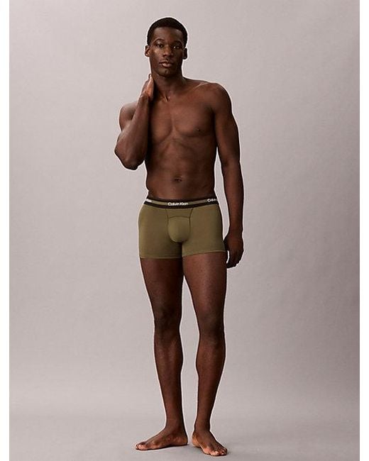 Calvin Klein Multicolor 3 Pack Trunks Icon Active Mesh for men