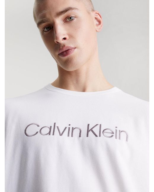Calvin Klein White Pyjama Top - Pure for men
