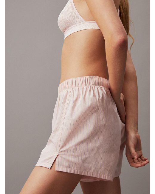 Calvin Klein Multicolor Pyjama Shorts - Pure Cotton