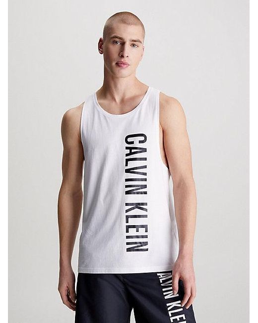 Calvin Klein Strand-Tanktop - Intense Power in White für Herren