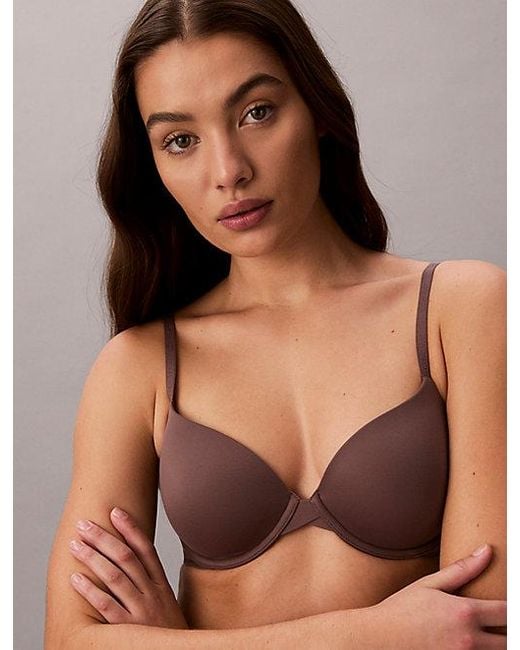 Calvin Klein Brown T-Shirt Bra Perfectly Fit