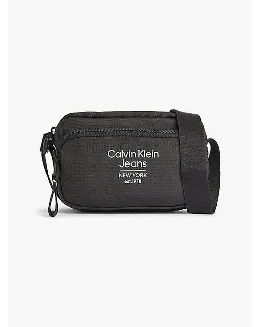 Calvin Klein Crossbody Bag aus recyceltem Material in Schwarz für Herren Lyst DE