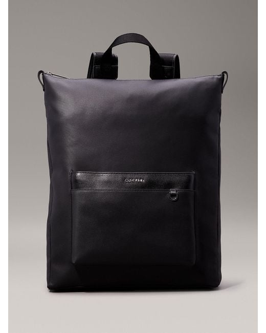 Calvin Klein Black Square Backpack for men