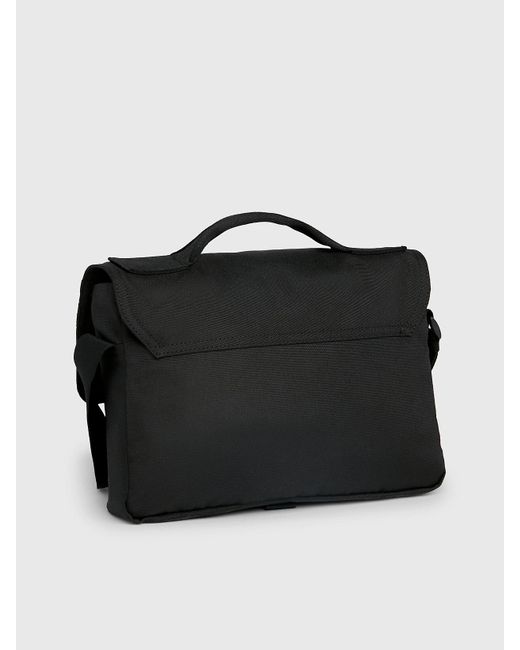 Calvin Klein Black Logo Messenger Bag for men