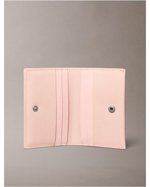 Calvin Klein Multicolor Minimal Monogram Flap Card Case