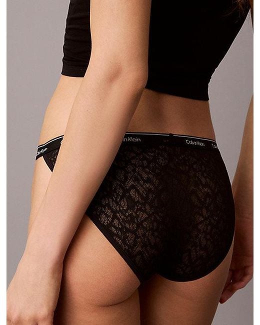 Calvin Klein Multicolor 3 Pack Bikini Briefs Icon Lace