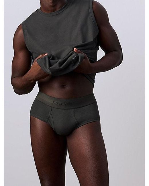 Calvin Klein Blue Jung Kook For 3 Pack Briefs for men