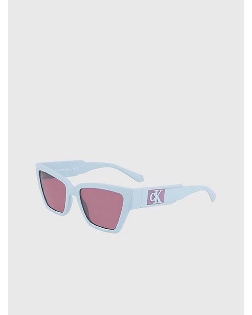 Calvin Klein Purple Jeans Cat Eye Sunglasses Ckj23624S