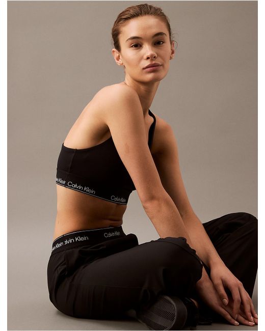 Calvin Klein Multicolor Modern Sport Wide Leg Track Pants
