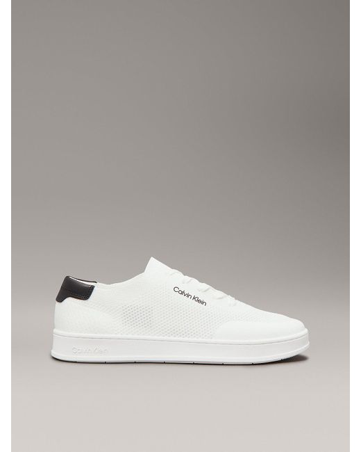 Calvin Klein Metallic Knit Trainers for men