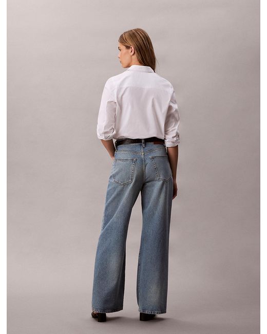 Calvin Klein Multicolor Wide Leg Jeans
