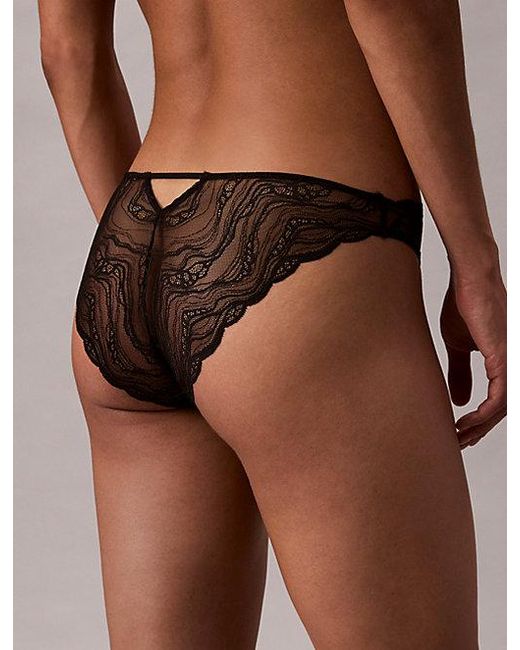 Calvin Klein Black Bikini Briefs Sensual Stretch Lace
