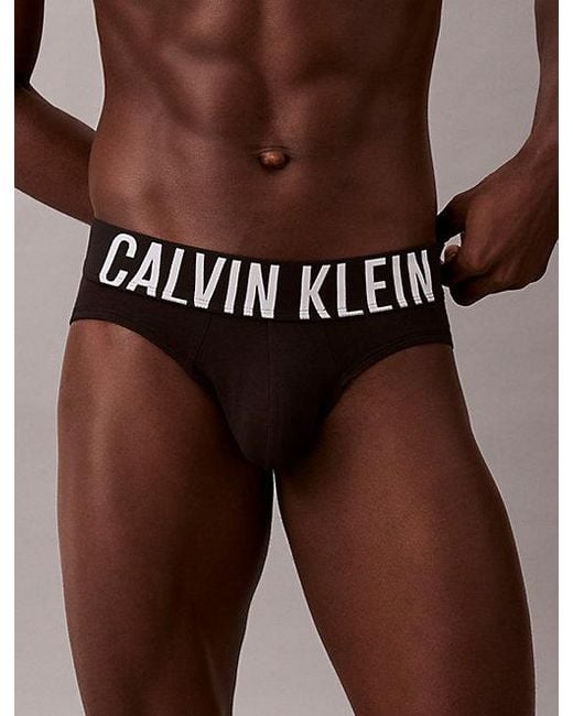Calvin Klein Black 3 Pack Briefs Intense Power Cotton for men