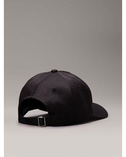 Gorra de sarga Calvin Klein de color Black