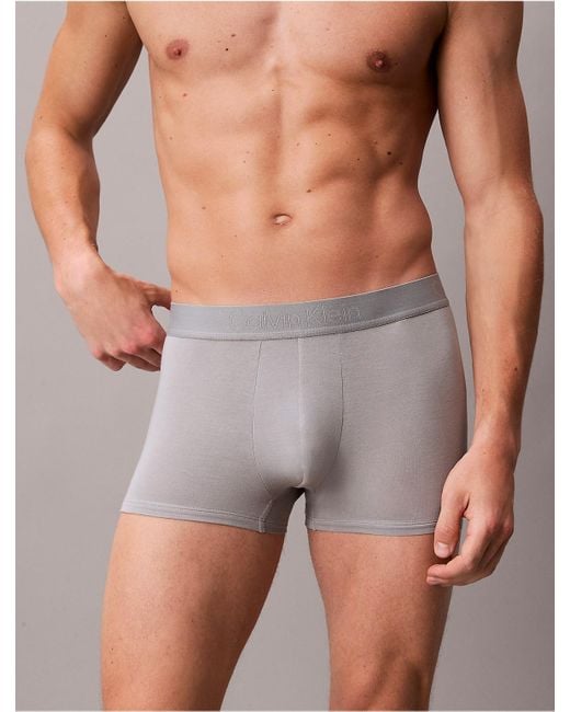 Calvin Klein Multicolor Ultra Soft Modal 3-Pack Trunk for men