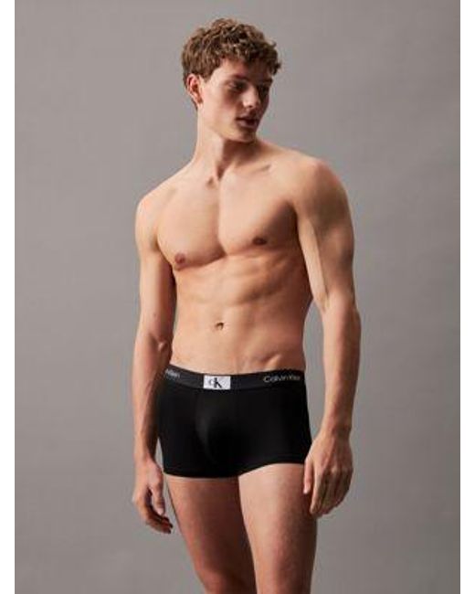 Calvin Klein 3er-Pack Hüft-Shorts - CK96 in Black für Herren