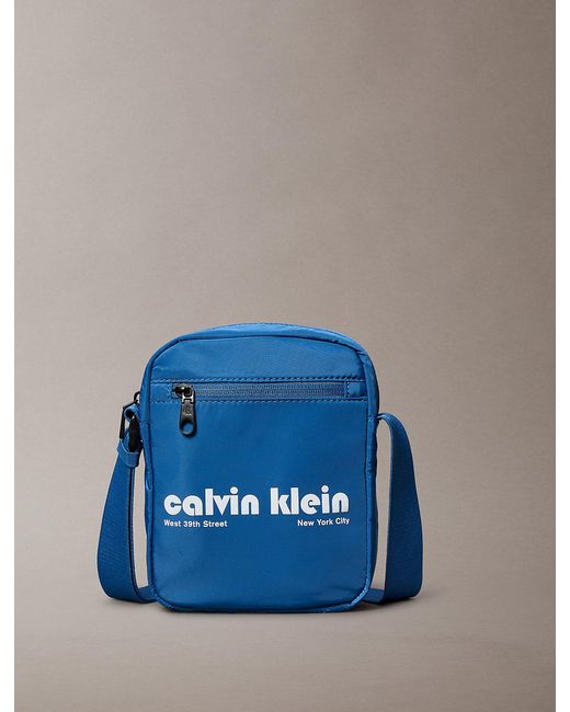 Calvin Klein Blue Reporter Bag for men