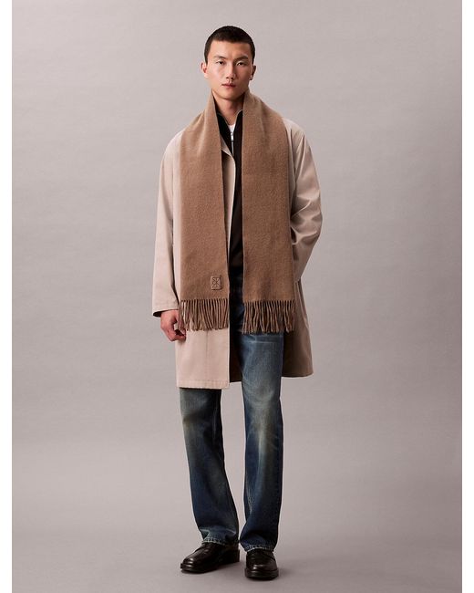 Sciarpa di Calvin Klein in Brown da Uomo