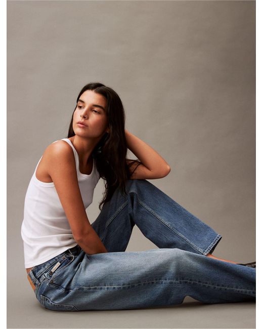 Calvin Klein Multicolor 90s Straight Fit Jeans