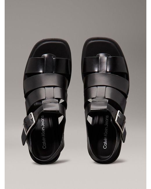 Calvin Klein Multicolor Heeled Fisherman Sandals