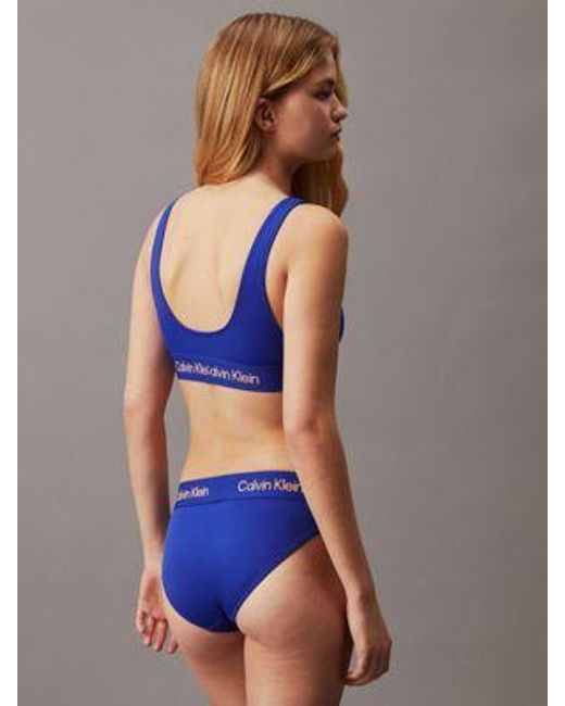 Calvin Klein Bralette Bikinitop - Ck96 in het Blue