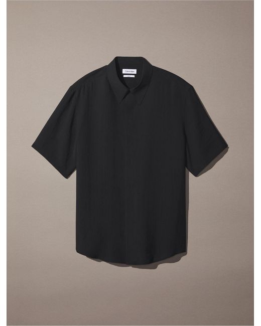 Calvin Klein Multicolor Textured Classic Button-down Shirt for men