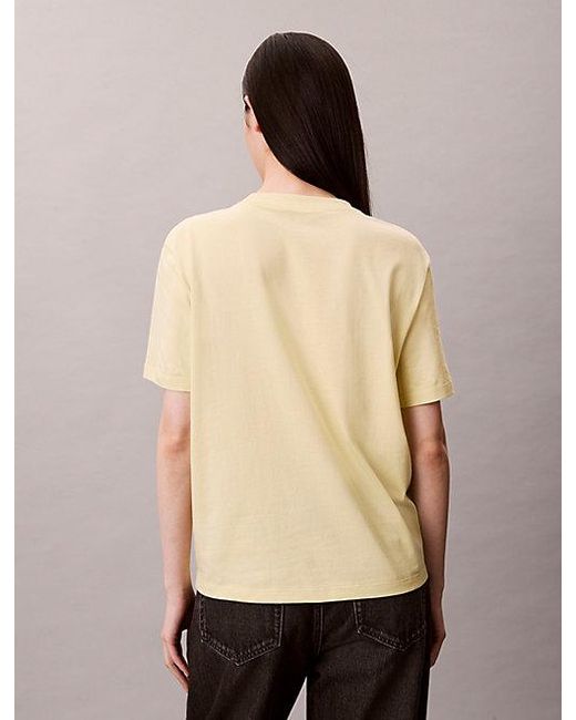 Calvin Klein Natural Jeans Logo Graphic Classic T-Shirt