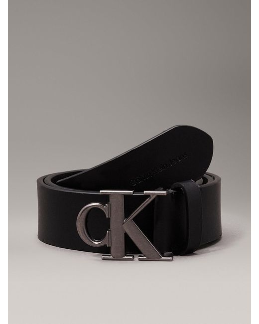 Calvin Klein Brown Leather Belt for men