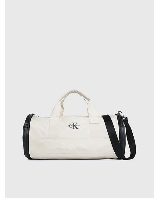 Calvin Klein Compacte Duffle Bag in het Natural voor heren