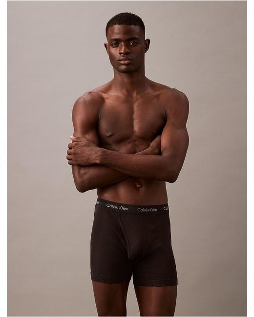 Calvin Klein Black Cotton Classics 5-Pack Boxer Brief for men