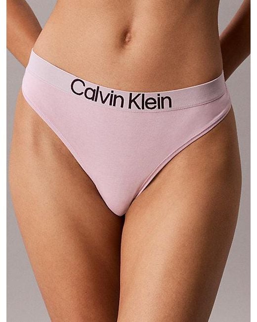 Calvin Klein Natural Thong Maximum Cotton
