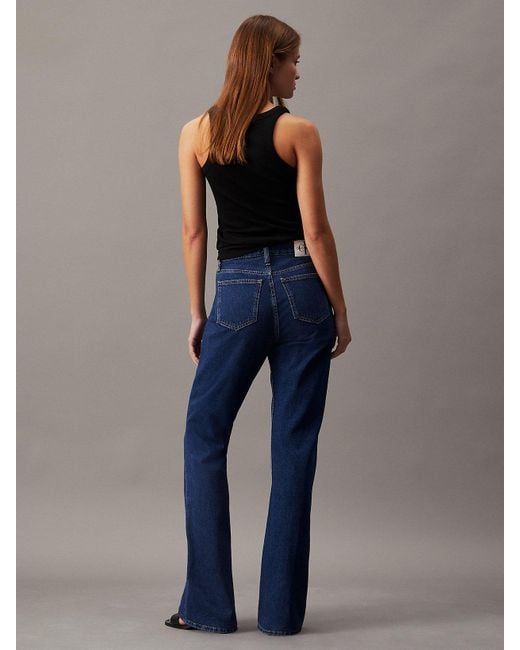 Calvin Klein Blue Authentic Bootcut Jeans