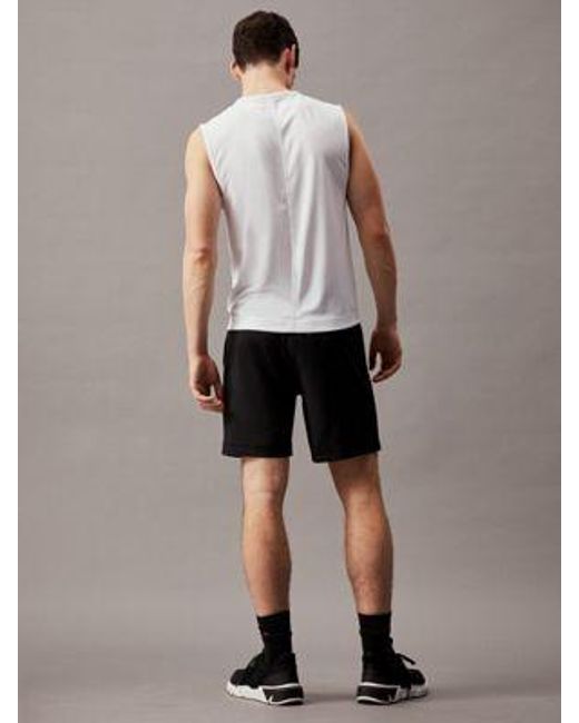 Shorts deportivos Calvin Klein de hombre de color Black