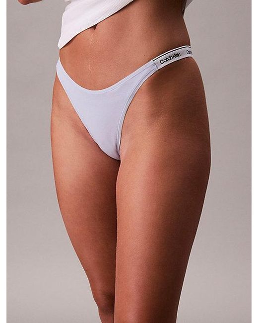 Calvin Klein Multicolor Dipped String Thong Icon Logo