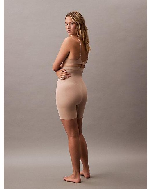 Calvin Klein Natural High Waisted Shapewear Shorts Secure Sculpt