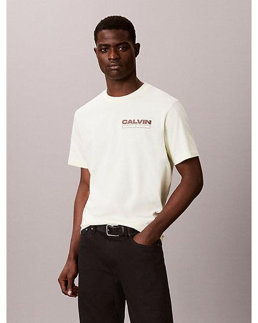 Calvin Klein Multicolor Jeans Relaxed Back Logo T-Shirt for men