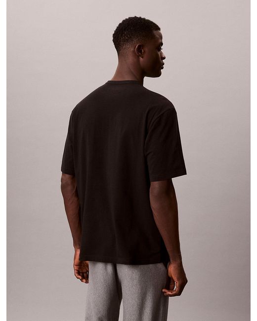 Calvin Klein Black Pyjama T-Shirt for men