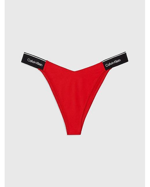 Calvin Klein Bikinibroekje - Ck Meta Legacy in het Red