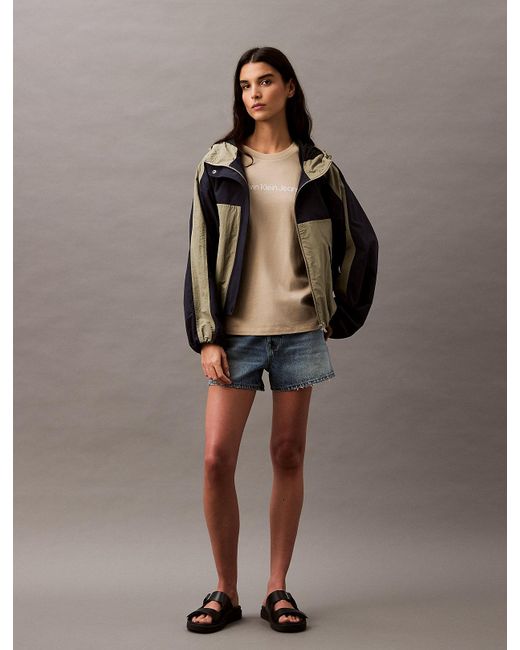 T-Shirt Con Logo di Calvin Klein in Brown