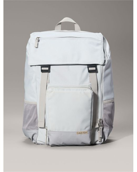 Calvin Klein Gray Utility Backpack for men