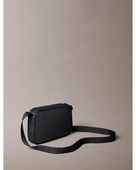 Calvin Klein Gray Puffer Camera Bag for men