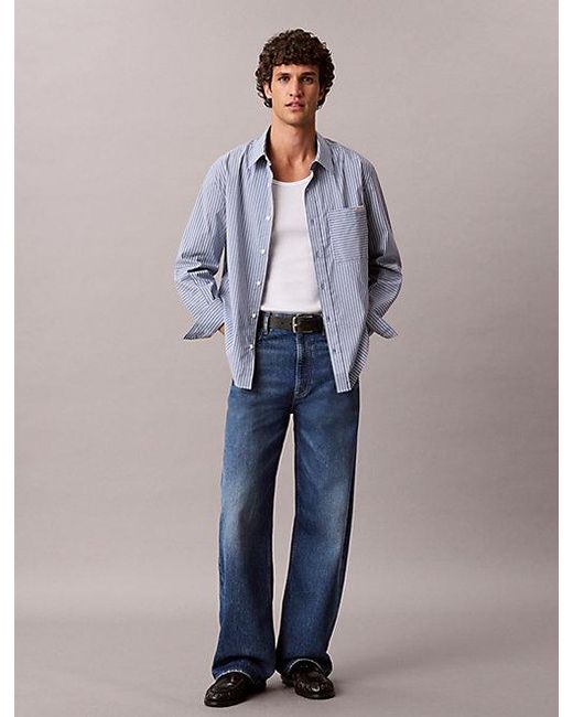 Calvin Klein Blue Jeans Baggy Jeans for men