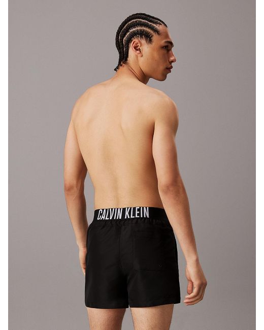 Calvin Klein Black Swim Trunks - Intense Power for men